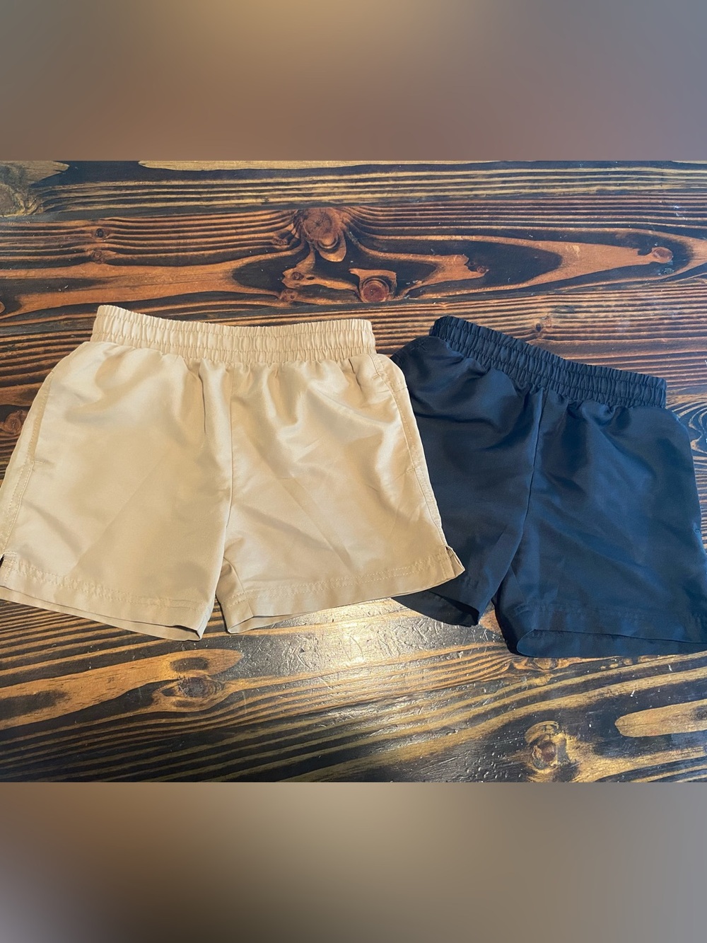 BCG Boys shorts size Small, Black & Khaki